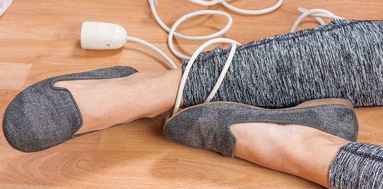 Person who tripped over a cord